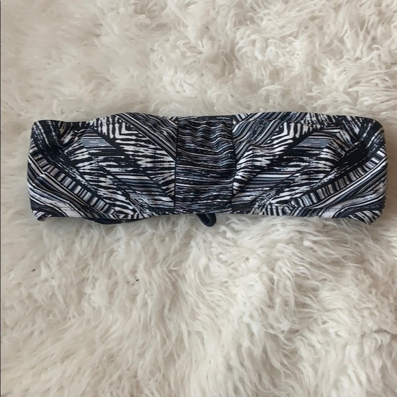 Mossimo black and white strapless bikini- large - Picture 1 of 5